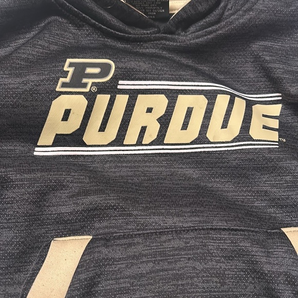 Toddler cozy fleece Purdue hoodie - Picture 3 of 5
